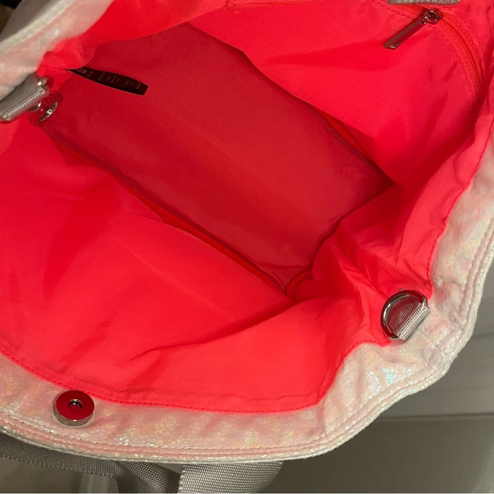 Iridescent White Tote Bag - Picture 5 of 5